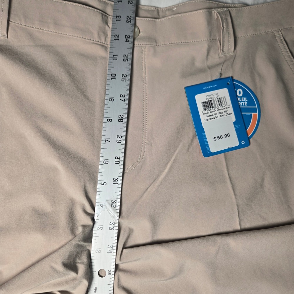 Columbia PFG Grander Marlin II Offshore Shorts‎ Mens 46 Fossil FS4602-160 NEW - Picture 3 of 9